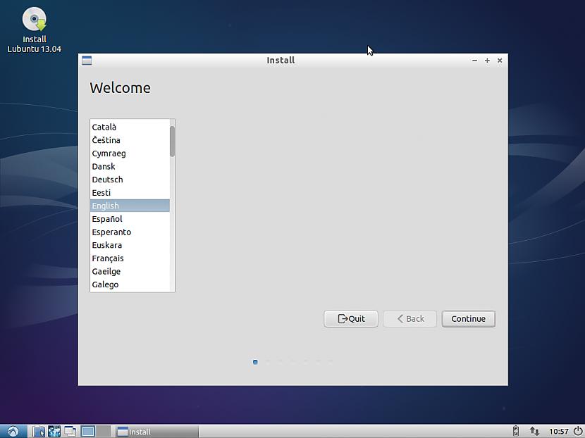 7 solisnbspIzvēlamies angļu... Autors: arvislacis Lubuntu 13.04 (Linux) instalēšana datorā