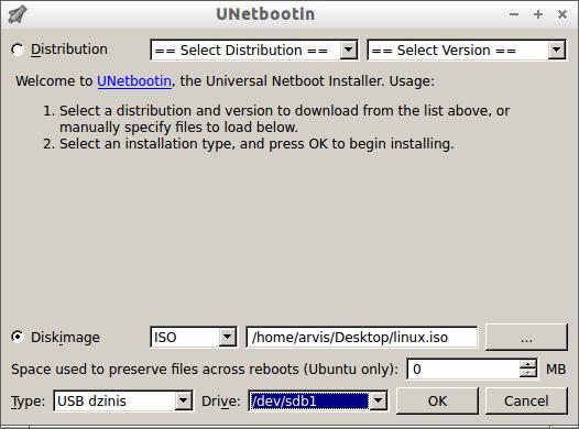 6 solis No zemāk esoscaronā... Autors: arvislacis Linux .iso attēla ierakstīšana zibatmiņā ar UNetbootin