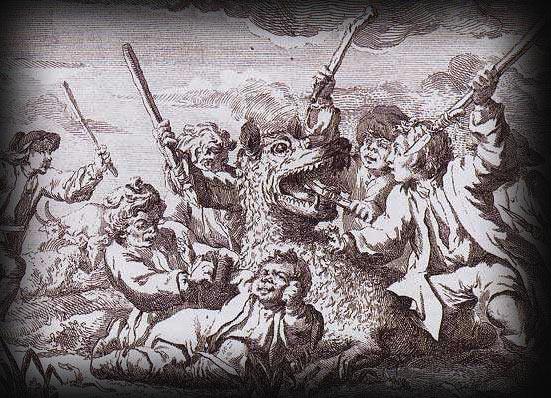 1765 gada 12 janvārī bariņam... Autors: Raziels Ževodānas briesmonis