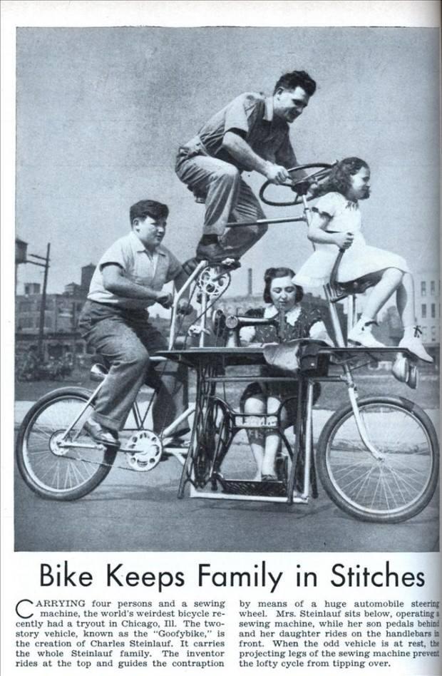 1939 gads Ģimenes velosipēds ... Autors: Fosilija Vintage WTF