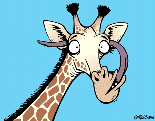 Žirafe var ar savu mēli... Autors: Raziels Fakti un gifi