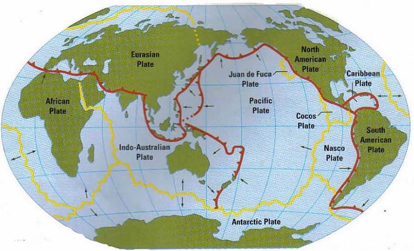 Tektonisko plātņu... Autors: Karalis Jānis Atklājumi, kas mainīja pasauli.