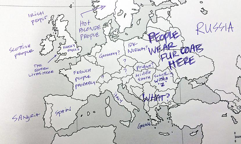  Autors: Fosilija Amerikāņi zīmē Eiropas karti