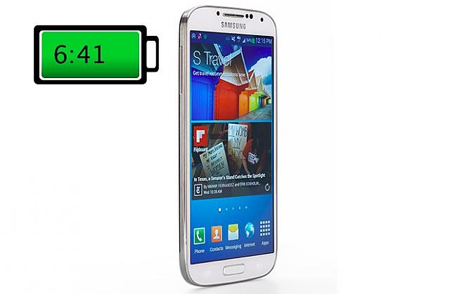 Samsung Galaxy S4Galaxy S4 ar... Autors: Mr Cappuccino Smārtfoni ar ilgāko baterijas darbības laiku. 2013.