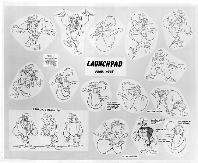 nbspDarkwing Duck 1991 gads Autors: zhagata13 Multeņu varoņi mākslinieku skicēs