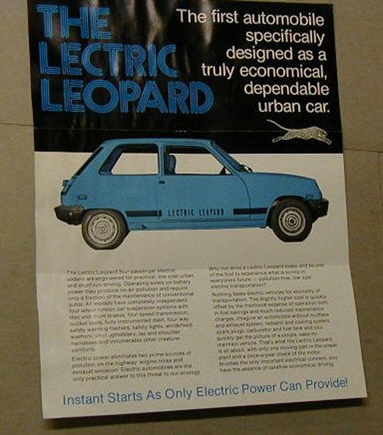 1979gads  Leopard... Autors: Werkis2 Elektrisko automobiļu vēsture 1835. - 2013.