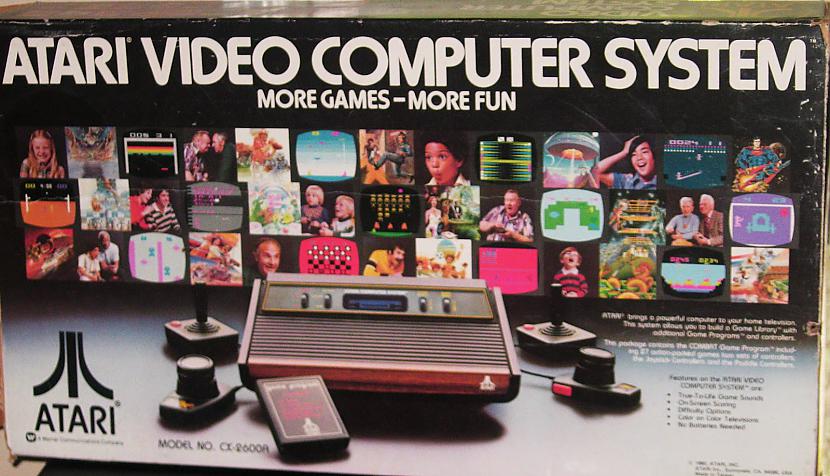 1977gads Atari 2600 Autors: Werkis2 Datorspēļu vēsture (1887.-2015) + Interesanti FAKTI (Citur vairāk neatradīsi !)
