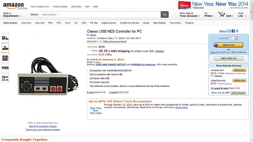 Klasisks USB NES kontrolieris... Autors: Fosilija Superīgas preces internetā-3