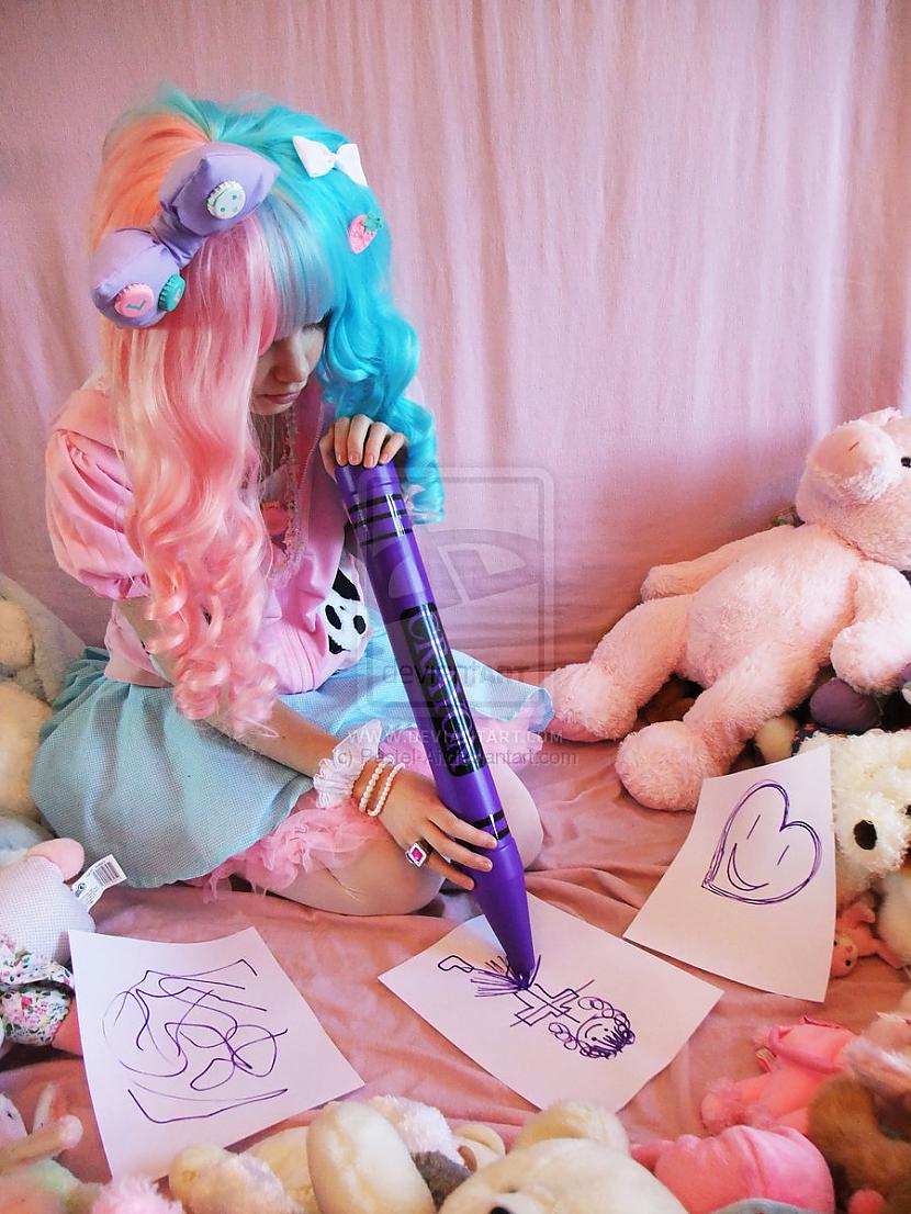 Lolitas un dekora sajaukums... Autors: Fosilija Fairy kei