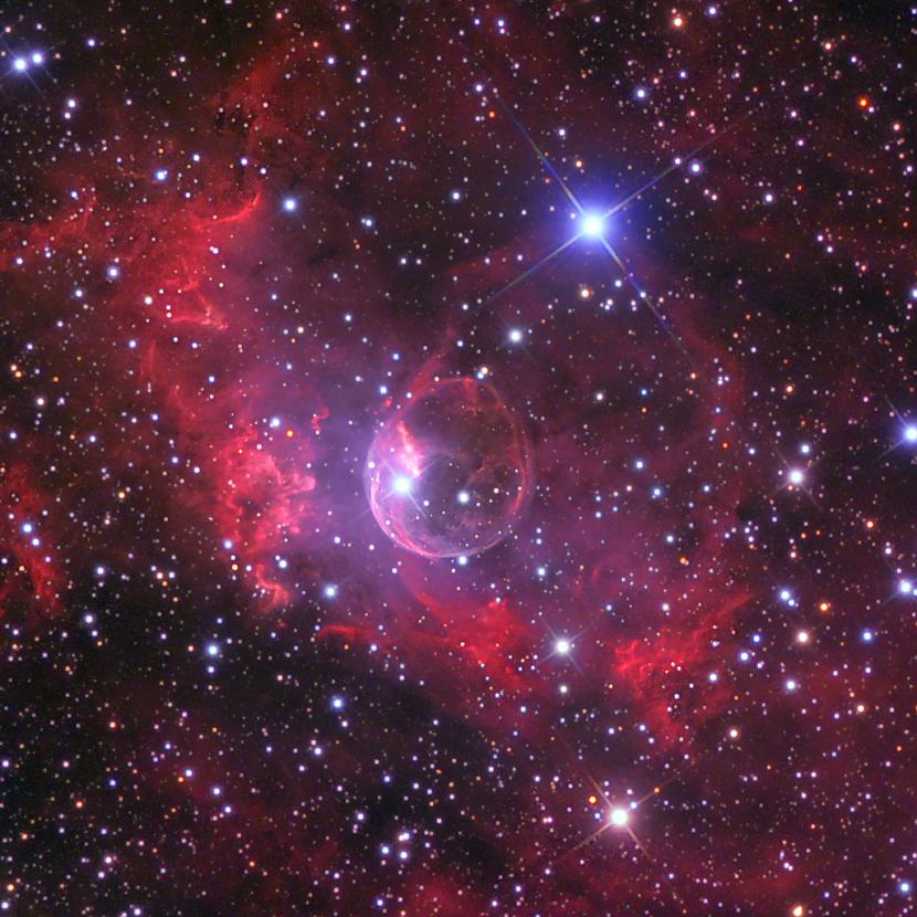 Bubble nebula NGC 7635 Burbuļa... Autors: Fosilija Astro bildes