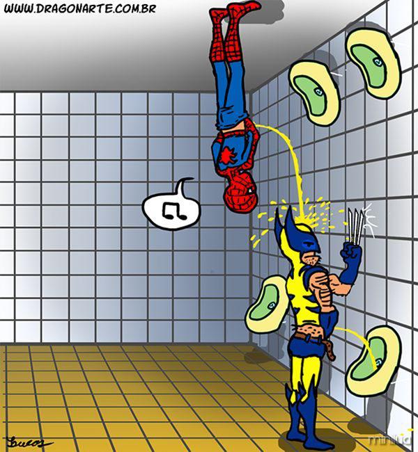  Autors: SCOFIELD Karikatūras par populārākajiem supervaroņiem.