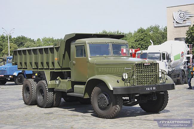 KrAZ256B 256 tika ražots no... Autors: blackaceking Populārākās padomju kravas automašīnas