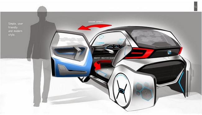 Scarono konceptu izstrādāja ne... Autors: vodkam BMW Honeycomb koncepts, kā un priekš kam tiks izmantots automobilis nākotnē.