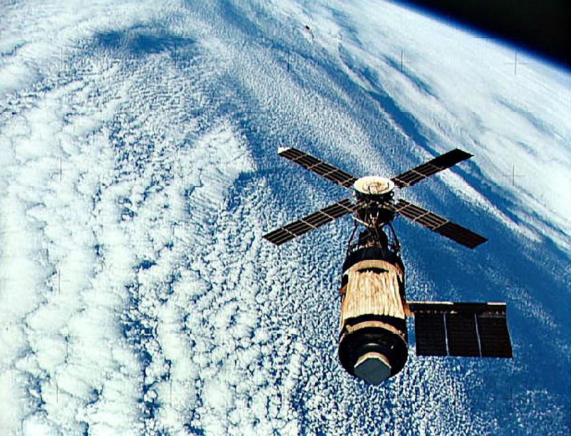 Skylab pirmā amerikāņu... Autors: vodkam Kā strādā kosmiskās stacijas?