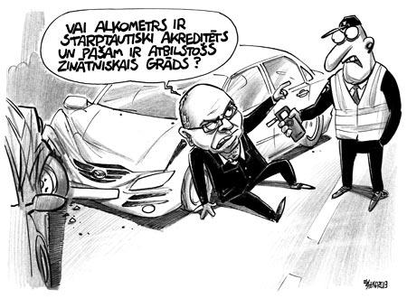 Ceļu policists Iepūtiet... Autors: cezijscs karikatūras šoferiem