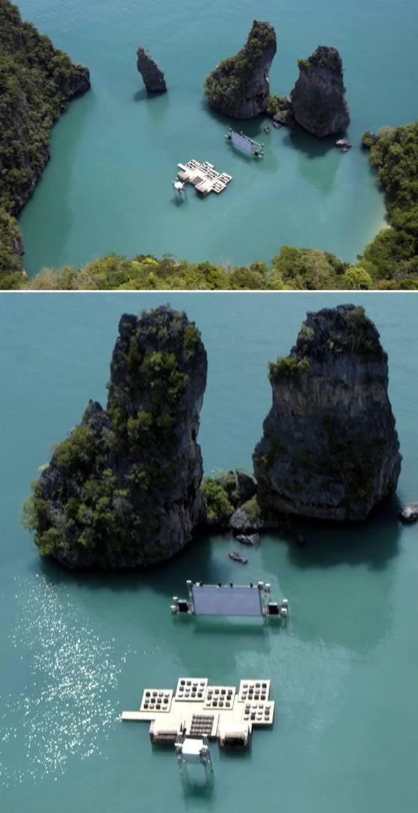 Peldoscaronais kīnoJau tā... Autors: Uldis Siemīte 10 pasaules apbrīnojamākās vietas uz ūdens.