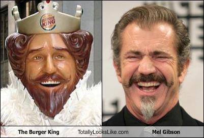 Mels Gibsons  Burger... Autors: Uldis Siemīte Ēdieni kuri izskatās pēc slavenībām.