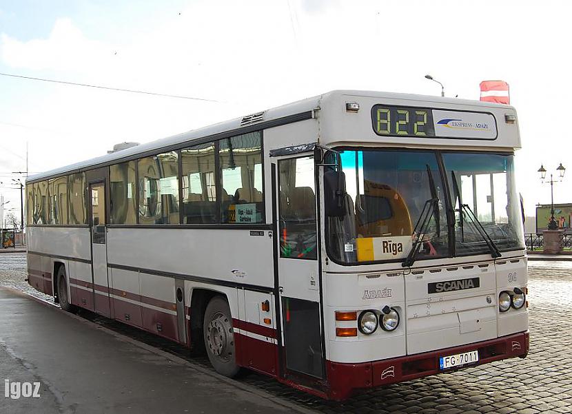 Scania CK113CLB Autors: bobija Rīgas mikroautobusu satiksme,Ogres autobuss un Ekspress Ādaži autobusi
