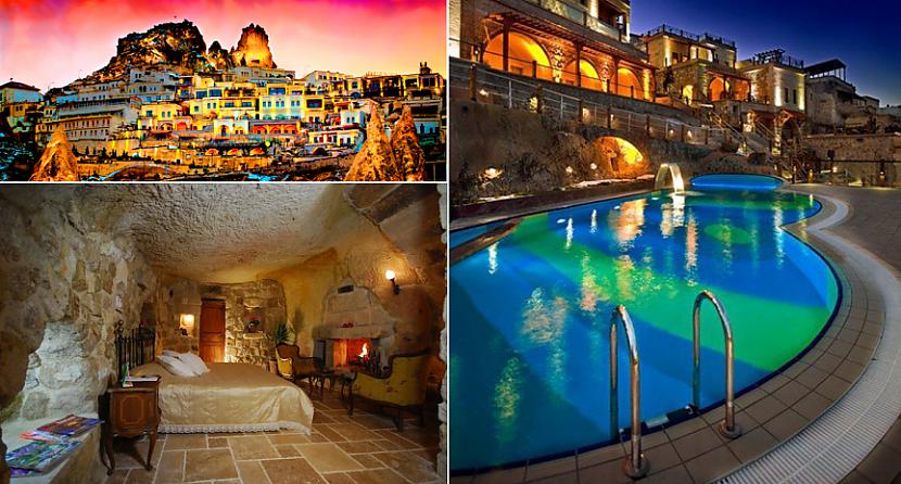 Cappadocia alas kūrorts un spa... Autors: Man vienalga 10 Neparastākās lukss viesnīcas.