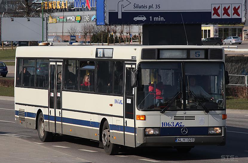 MercedesBenz O407 Autors: bobija UAB „Tolimojo keleivinio transporto kompanija,Almir“,Klaipėdos autobusų parkas