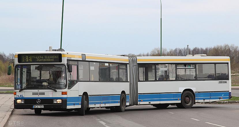 MercedesBenz O405GN Autors: bobija UAB „Tolimojo keleivinio transporto kompanija,Almir“,Klaipėdos autobusų parkas