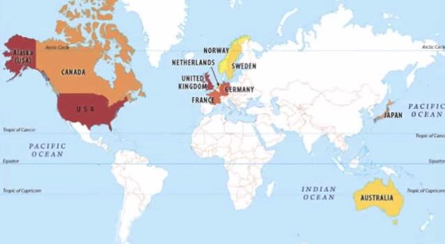 3 Lielākie starptautiskās... Autors: The Diāna 25 savādākas pasaules kartes