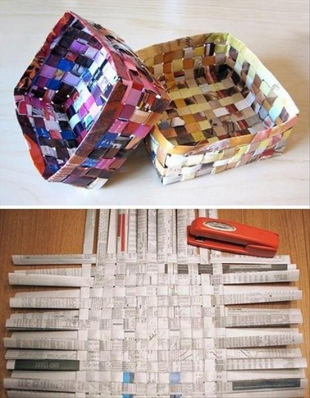 Фото Поделок Из Газет