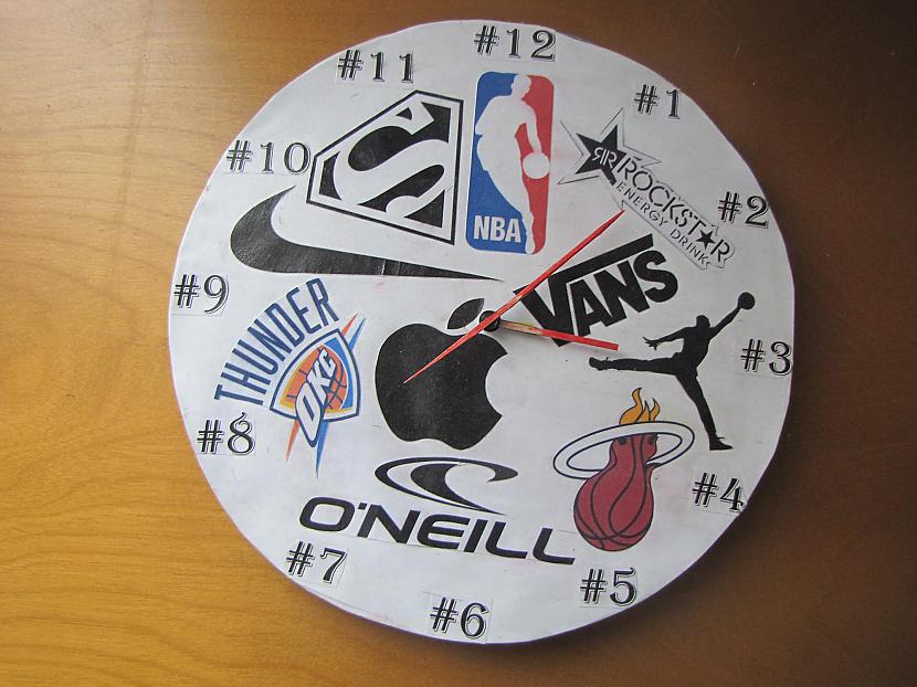 Izgriežat visus logo un arī... Autors: 8Mariss Kā uztaisīt stilīgu sienas pulksteni