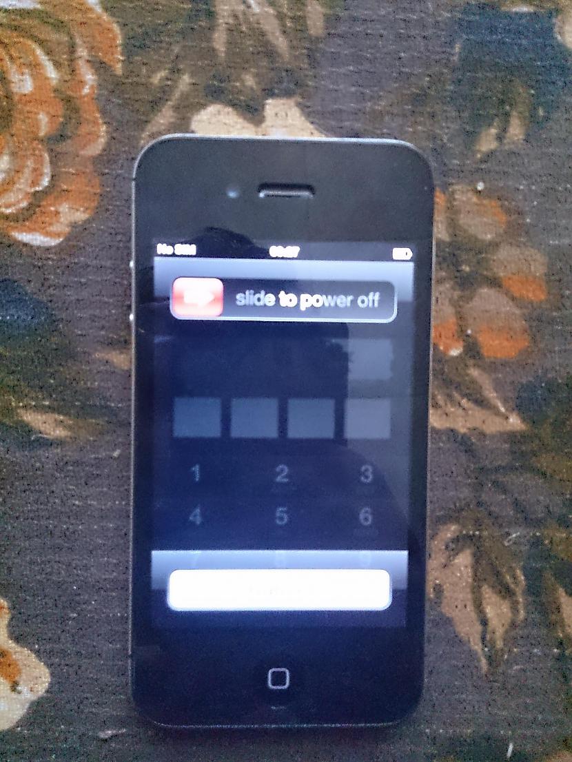 No sākuma paņemam izslēdzam... Autors: TheDjNovus Iphone 4s passcode noņemšana