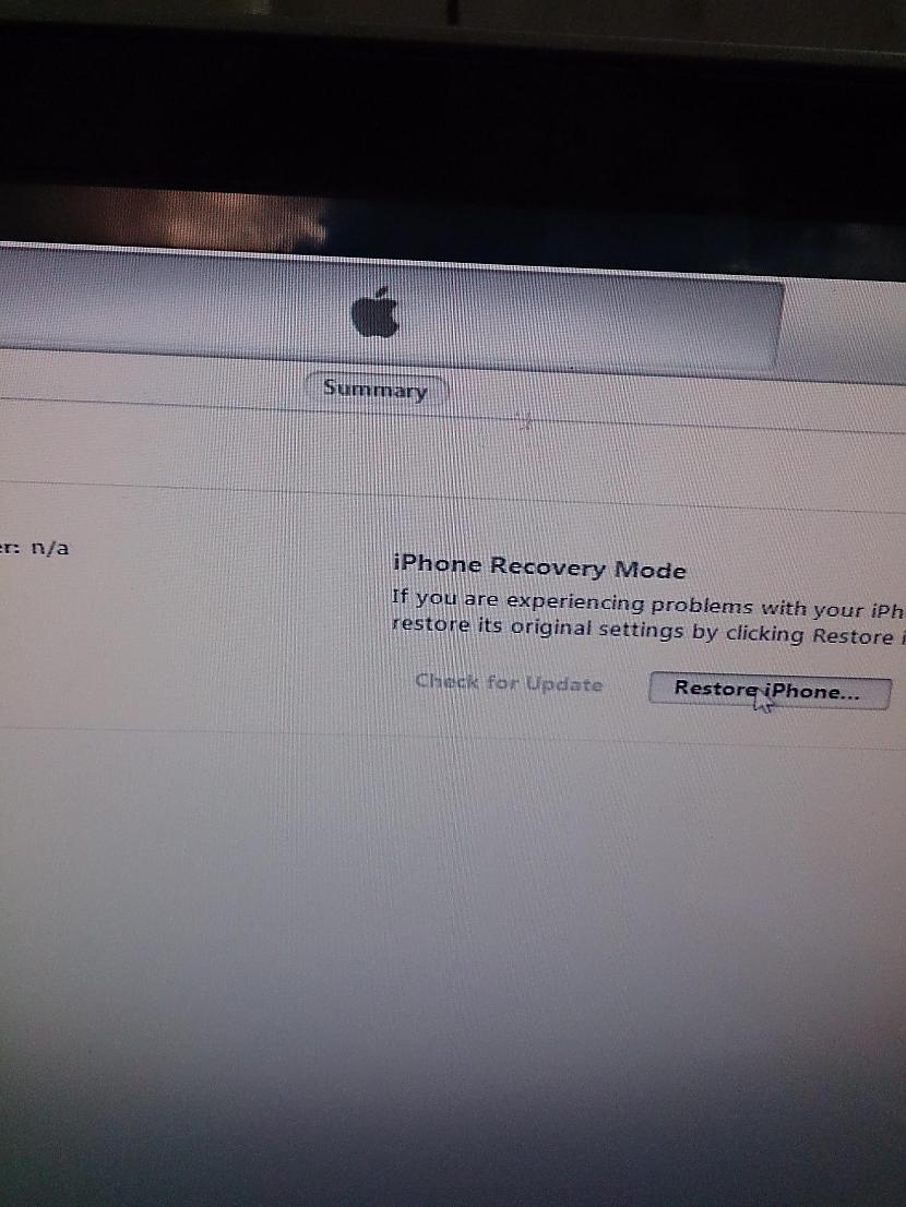 Un spiežam uz Restore Iphone... Autors: TheDjNovus Iphone 4s passcode noņemšana