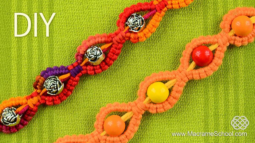 A Sunny Bracelet for a Sunny... Autors: macrame Vienkārša aproce (DIY)