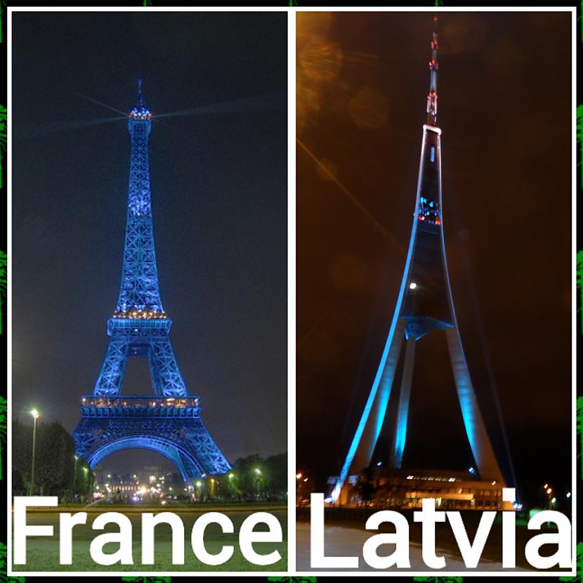 France vs Latvia Eifeļa tornis... Autors: ghost07 Pasaule vs Latvija (Līdzības) - Papildināts