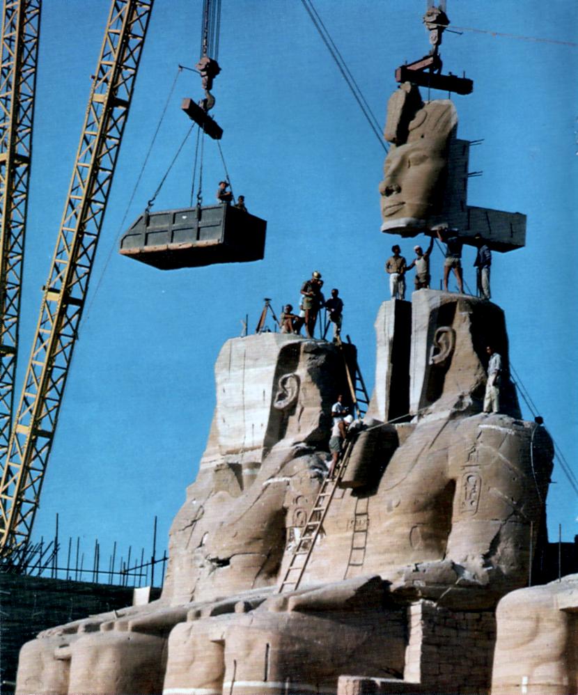 1968 gads Abu Simbel tempļa... Autors: Prāta Darbnīca Neparastas vēstures fotogrāfijas (3.daļa)