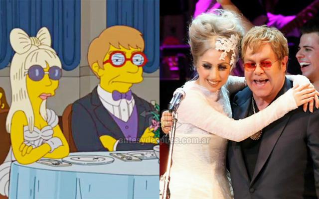 Lady Gaga un Eltons Dzons Autors: forever clear Reāli cilvēki Simpsonos