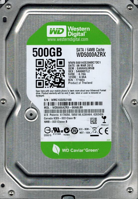 Western Digital Caviar Green... Autors: Fosilija HTPC (240 eiro): intel būve.