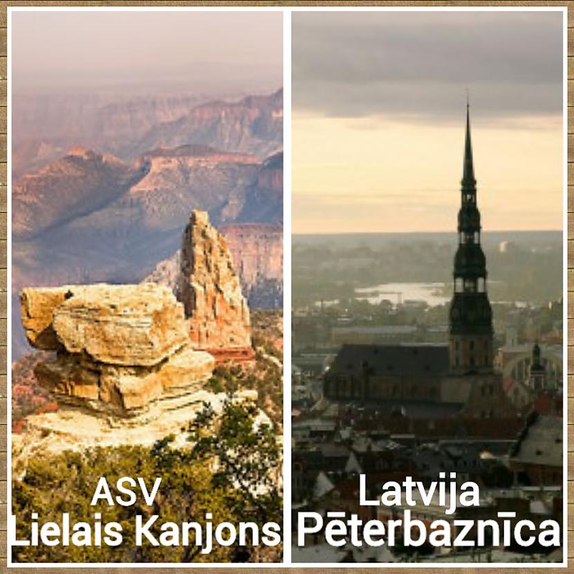 Pēterbaznīca vs Lielā kanjona... Autors: ghost07 Latvija vs Pasaules dabas brīnumi (Līdzības)