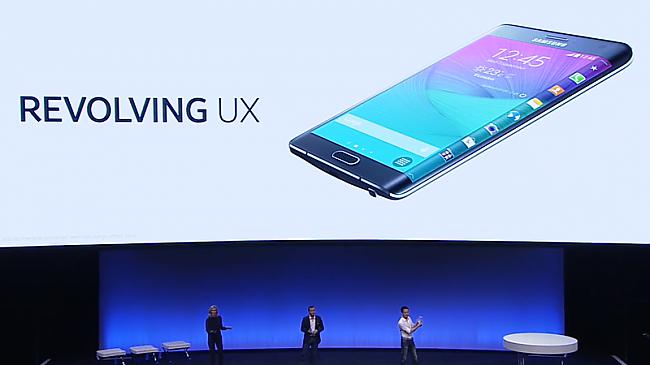 Samsung ar savu jaunāko... Autors: ghost07 Viedtālrunis, kura ekrāns sniedzas pāri malām (Samsung Galaxy note Edge)
