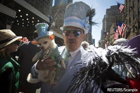 Cepuru demonstrācijas katru... Autors: happiinness Ņujorkā norisinājās ikgadējā ekstravaganto cepuru parāde