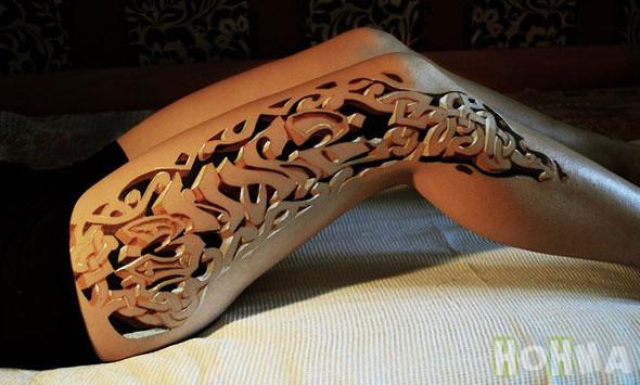Tā nav mākslīgā kāja Autors: KlimpaLimpa 3D tetovējumi.