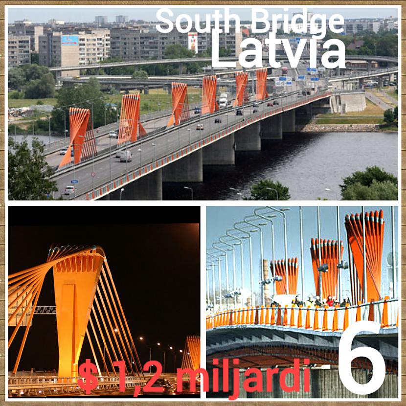 Rīgas sastrēgumi lika uzcelt... Autors: ghost07 Iespaidīgākie un dārgākie Pasaules tilti (top10)