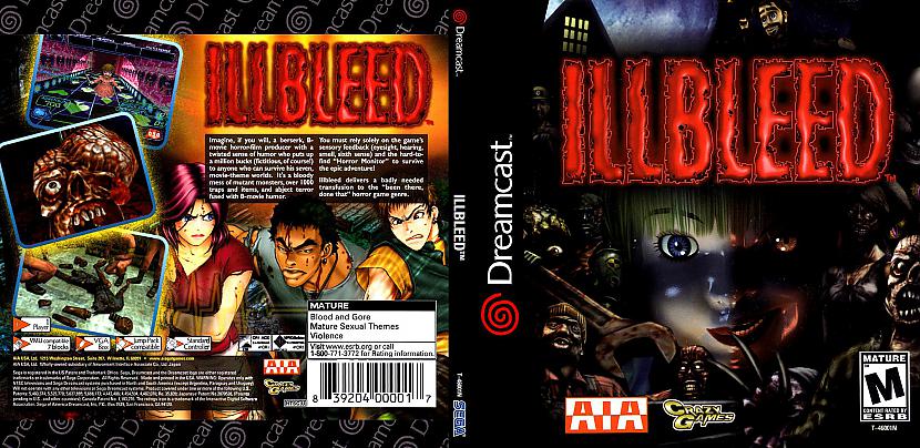 2001 Illbleed Autors: Werkis2 Šausmu videospēļu vēsture.1972-2015 (+180 spēles) Horror games.