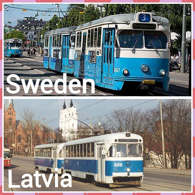 Daugavpils tramvaji vs... Autors: ghost07 Latvija vs Pasaule (līdzības) 2. daļa