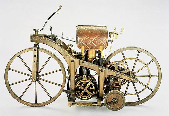 Pasaulē pirmais motocikls 1885... Autors: pofig Ikdienišķas lietas, kas Pasaulē bijušas pirmās!