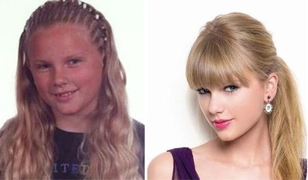 Dziedātāja  Taylor Swift... Autors: Vafeleens Before and After (slavenības) 2
