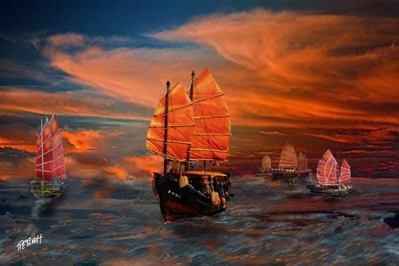 nbsp nbspTaču kas notika ar... Autors: Mao Meow Zheng He varenā dārgumu flote.