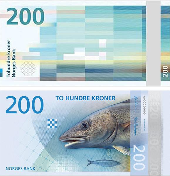 Ja salīdzina banknotes var... Autors: Veetra Norvēģijas jaunās banknotes