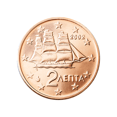 2 centi Monētas reversā... Autors: KASHPO24 Grieķijas eiro monētas