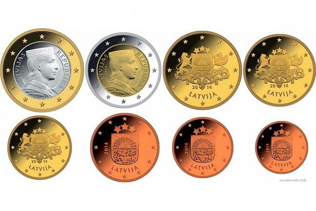 Attēlā ir redzamas visu... Autors: KASHPO24 Latvijas eiro monētas.