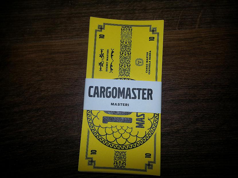 Spēles nauda Masteri Autors: Fosilija Galda spēle " Cargomaster"