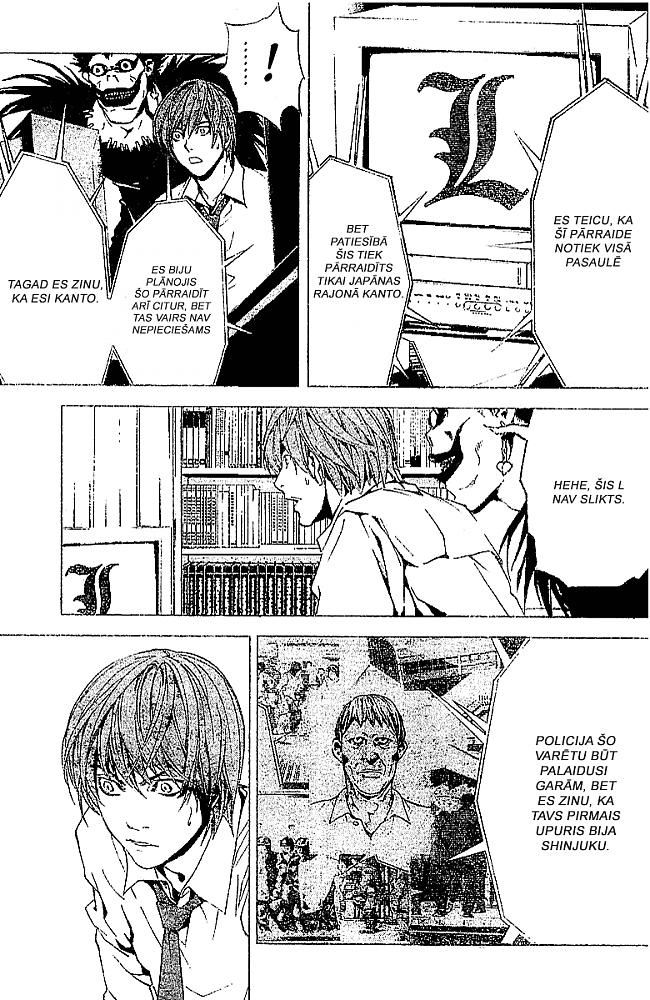  Autors: Fosilija Manga latviski - DEATH NOTE [ 2. nodaļa ]